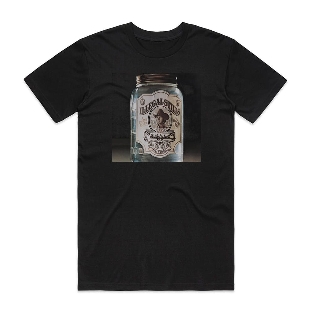 Stephen Stills Illegal Stills Album Cover T-Shirt Black
